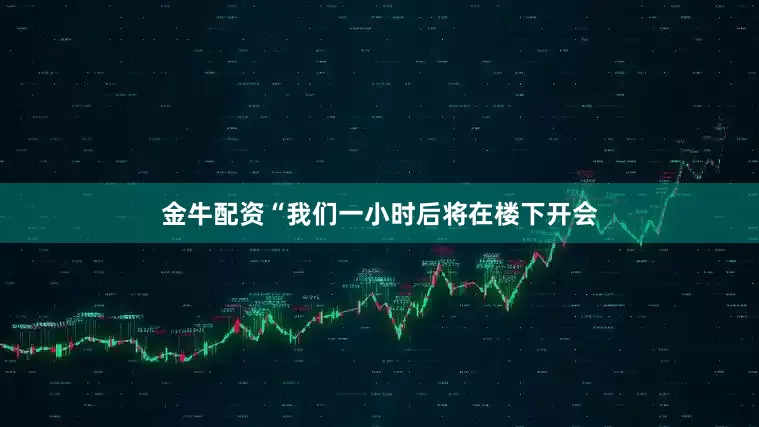 金牛配资“我们一小时后将在楼下开会