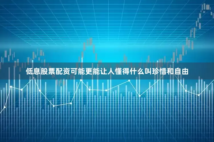 低息股票配资可能更能让人懂得什么叫珍惜和自由